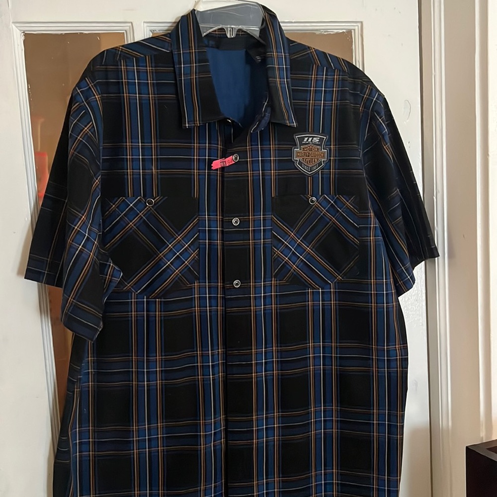 Men’s Harley Davidson 115 Anniversary button-down shirt - XL